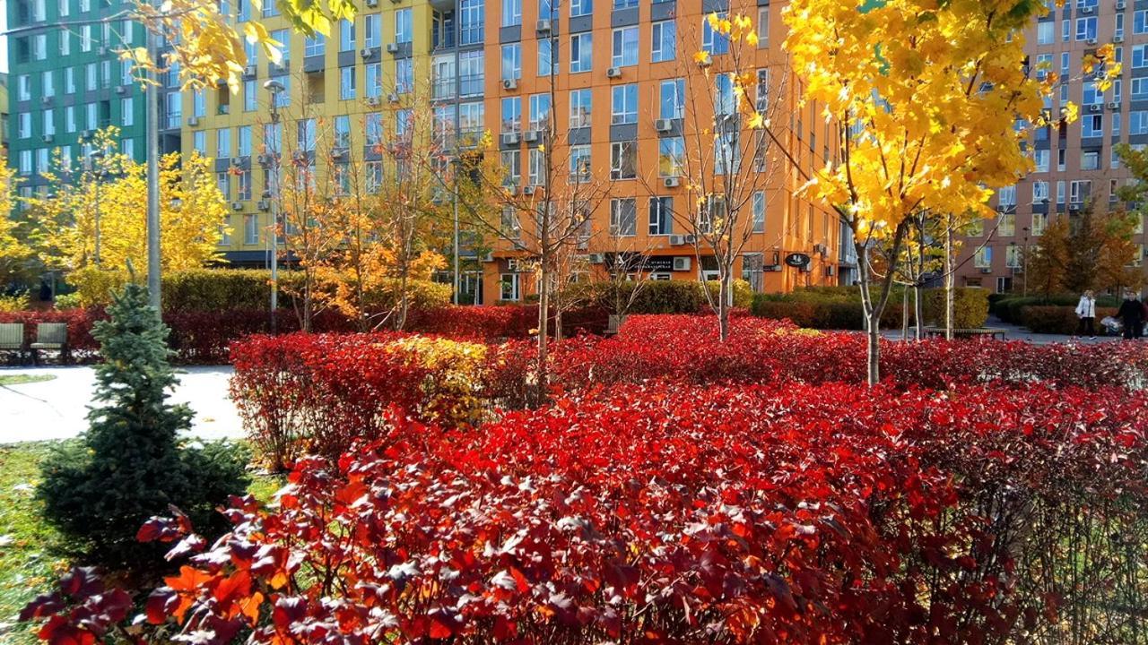 Positive Smile Studio Apartment In The Colorful Comfort Town Residental Complex. Kt-06. Kiev Exterior foto